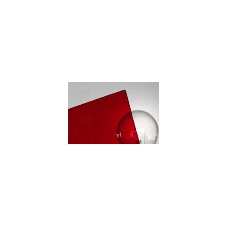 Professional Plastics Red#2423 Extruded Acrylic Paper-Masked Sheet, 0.125 Thick, 24 X 48 SACRRD2423.125EP-24X48